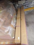 Oak Melamine 121cm TV unit, new and boxed.