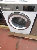 Smeg WHT1114LUK1 washing machine, powers on but knob is missing and does not appear to spin but we