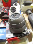 CCTV dome camera, unchecked and boxed.
