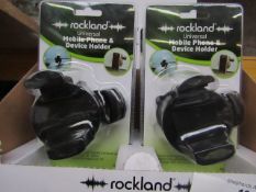 4x Rockland - Universal Mobile Phone & Device Holder - New & Packaged.