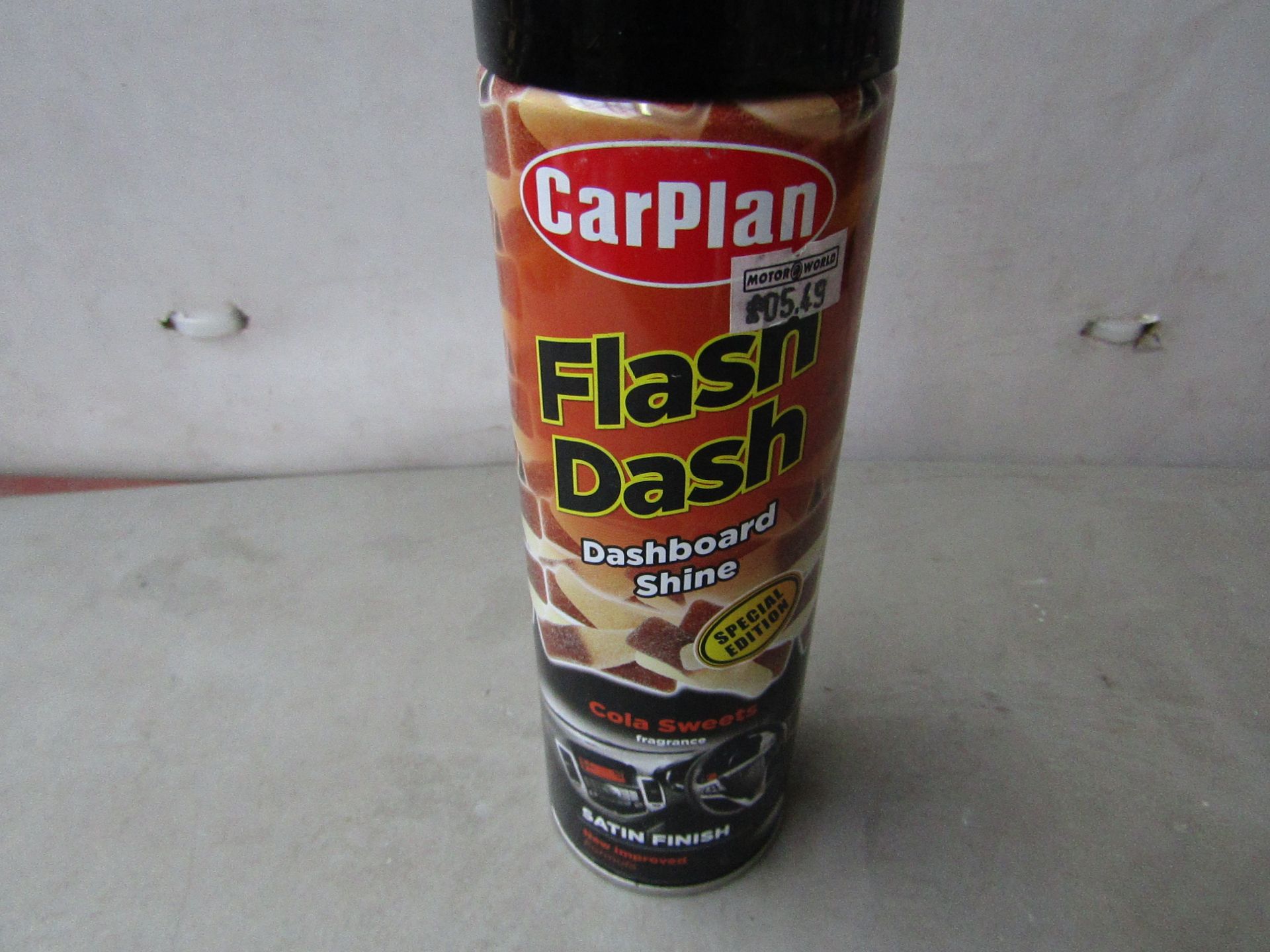 4x Carplan - Flash Dash - Dashboard Shine - Satin Finish (Cola Fragrence) 500ml - Unused.