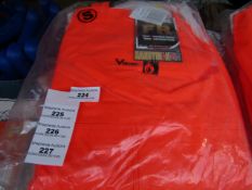 Viking - HI-Vis Orange FR PU - Bib n Brace Coverall - Size Small - All Unused & Packaged.