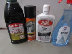 1x Carlube - Power Steering & Suspension Fluid CHF11S - 1 Litre - Sealed. 1x ArmourAll - Custom