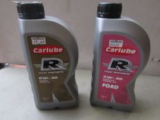 1x Carlube - Fully Synthetic OW-30 Motor Oil (1 Litre) - Unused. 1x Carube - Fully Synthetic 5W/30