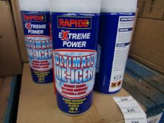 Rapide - Extreme Power Ultimate De-Icer - 400ml (Box of 6 Units) - All Unused & Boxed.
