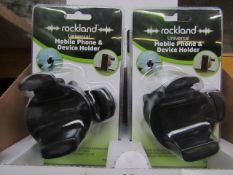 4x Rockland - Universal Mobile Phone & Device Holder - New & Packaged.