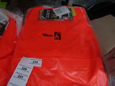 Viking - HI-Vis Orange FR PU - Bib n Brace Coverall - Size XL - All Unused & Packaged.