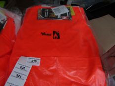 Viking - HI-Vis Orange FR PU - Bib n Brace Coverall - Size XL - All Unused & Packaged.