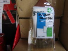 Box 12x Car Torx - 2" Paint Brushes - New & Boxed.