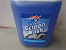 Autocare - Concentrated Screen Wash (5 Litre) - Unused.