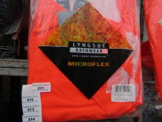 LYNESOE - Rainwear Microflex Bib 'n' Brace - Size XL - Unused & Packaged.