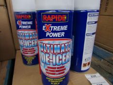 Rapide - Extreme Power Ultimate De-Icer - 400ml (Box of 6 Units) - All Unused & Boxed.