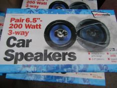 Streetwize Audio - Pair 6.5" 200w 3-Way Car Speakers - Unchecked & Boxed.