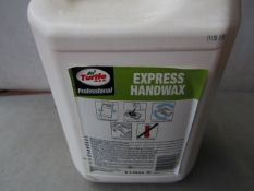 2x Turtle Wax - Express Hand Wax (5 Litre) - Unused.