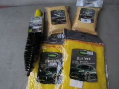 1x TripleWax - Spoke Wheel Brush - New with Tags. 2x TripleWax - Dusters (Twin Pack) - Packaged.