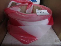 Red & White Barrier Tape - Unused & Boxed.