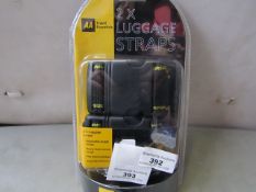 4x AA - Luggage Straps (2 Pack) - New & Packaged.