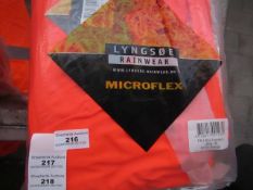 LYNESOE - Rainwear Microflex Trousers - Size XL - Unused & Packaged.