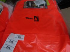 Viking - HI-Vis Orange FR PU - Bib n Brace Coverall - Size XL - All Unused & Packaged.