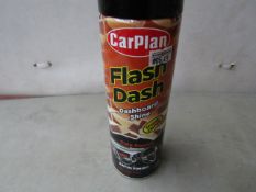 2x Carplan - Flash Dash - Dashboard Shine - Satin Finish (Cola Fragrence) 500ml - Unused.
