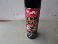 2x Carplan - Flash Dash - Dashboard Shine - Satin Finsh (Strawberry Sundae Fragrence) 500ml -