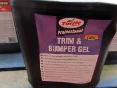 Turtle Wax - Professional Trim & Bumper Gel (5 Litre) - Unused.