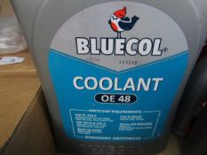 3x Bluecol - Coolant OE48 - 5 Litres - All Sealed.