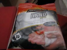 6x ArmourALL - Hand Wipes (15 Per Pack) - Unused & Boxed.