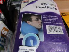 4x Autocare - Inflatable Travel Pillow - Unchecked & Packaged.