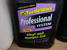 2x Turtle Wax - Professional Vinyl & Bumper Gel (5 Litres) - Unused.