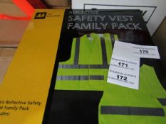 AA - Reflective Safety Vest Family Pack - Unchecked & Boxed.