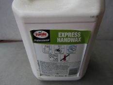 2x Turtle Wax - Express Hand Wax (5 Litre) - Unused.