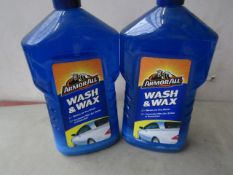 2x ArmourAll - Wash & Wax (1 Litre) - Unused.