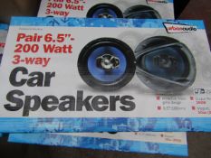 Streetwize Audio - Pair 6.5" 200w 3-Way Car Speakers - Unchecked & Boxed.