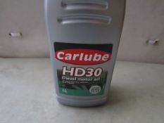 3x Carlube - HD30 Diesel Motor Oil (1 Litre) - Unused.