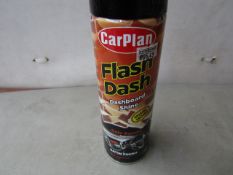 4x Carplan - Flash Dash - Dashboard Shine - Satin Finish (Cola Fragrence) 500ml - Unused.
