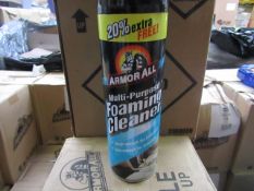 12x ArmourAll - Multi-Purpose Foaming Cleaner 600ml - All Unused.