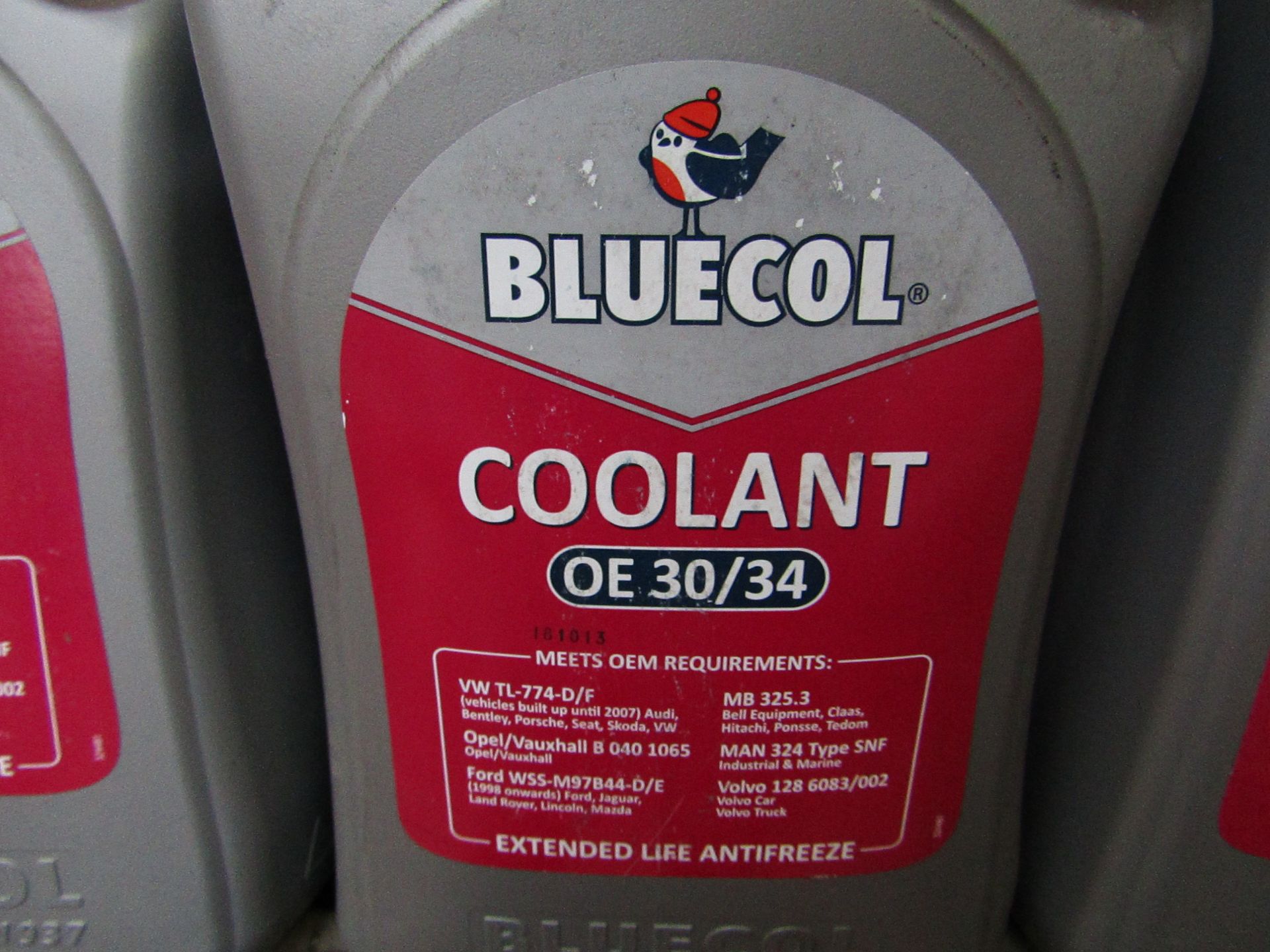 4x Bluecol - Coolant OE 30/34 - 5 Litres - Sealed.