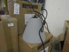 | 1X | SWOON HEBE PENDANT LIGHT IN NATURAL CONCRETE | UNCHECKED AND IN ORIGINAL BOX | RRP £69 |