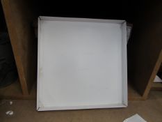 | 1X | SQUARE ALUMINIUM TRAY IN SIGNAL WHITE 31 X 31 CM - MORE INFO AT HTTPS://WWW.NEST.CO.UK/