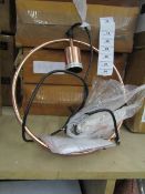 | 1X | SWOON MIDI PENDANT LIGHT IN COPPER | UNCHECKED AND BOXED | RRP £79 |