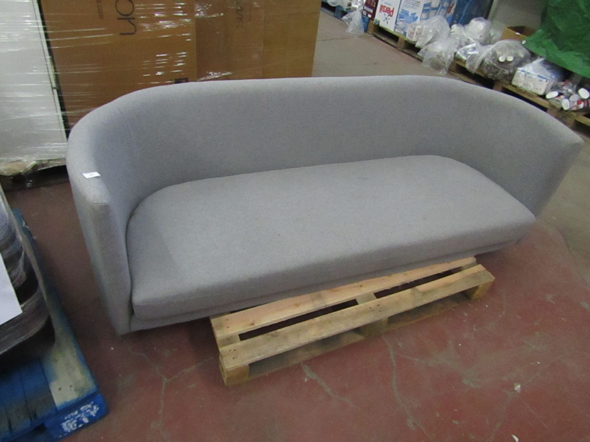 | 1x | SWOON 2 SEATER SOFA | HAS NO FEET,NEEDS A CLEAN AND THE BACK CUSHIONS ARE MISSING |