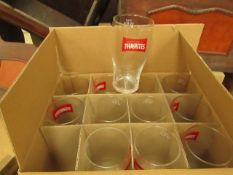 2 Boxes of 12 Thwaites Pint Glasses. New & Boxed.