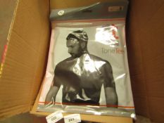 | 6X | V NECK COMPRESSION T-SHIRT, BLACK, SIZE XL | NEW AND PACKAGED | NO ONLINE RE-SALE | SKU - |