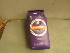 Cafedirect - Medium Roast Fresh Ground Coffee 750g - Unused & Packaged.