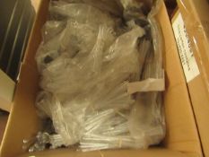 Approx 1000 Clear Plastic Drinks Stirrers. New