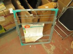 Kingfisher 3 tier Concertina Clothes Airer. Looks unused