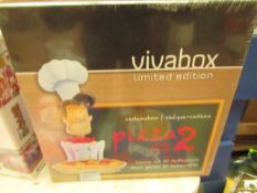 9x Vivabox - Stainless Steel Pizza Slicers - Unused & Packaged.