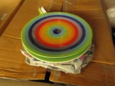 8 x Rainbow Design Side Plates. New