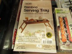 Asab - Bamboo Serving Tray 50x30cm - Unchecked & Boxed.